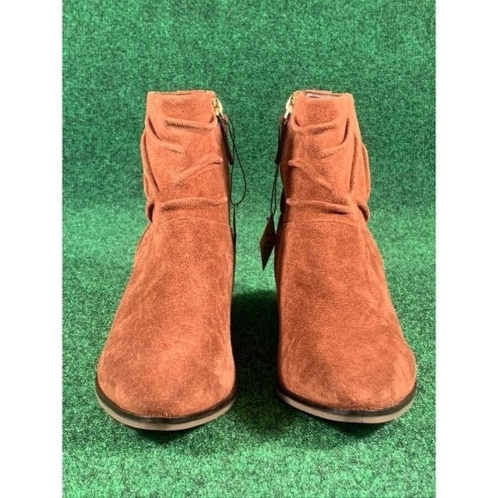 Cole Haan Maple Suede Side Zip Ankle Boots Booties Women's Size 9.5 B - Picture 4 of 11